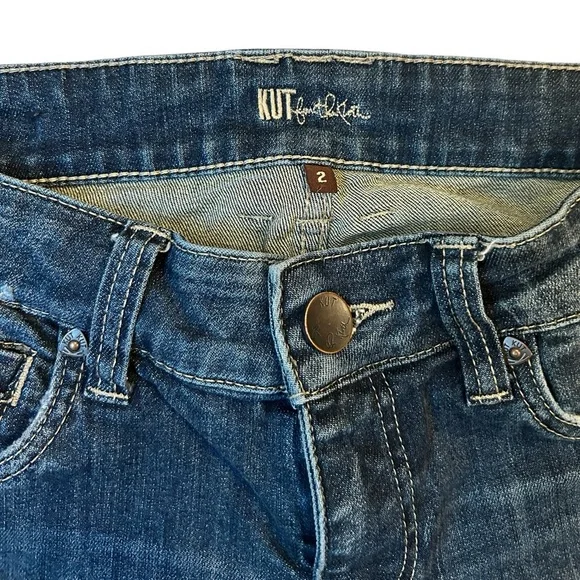 ✨SOLD✨KUT FROM THE KLOTH Women’s 2 Bootcut Mid Rise Jeans - Picture 4 of 14